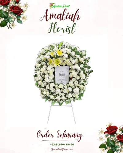 Krans Bunga Duka Cita di Sumbermulya